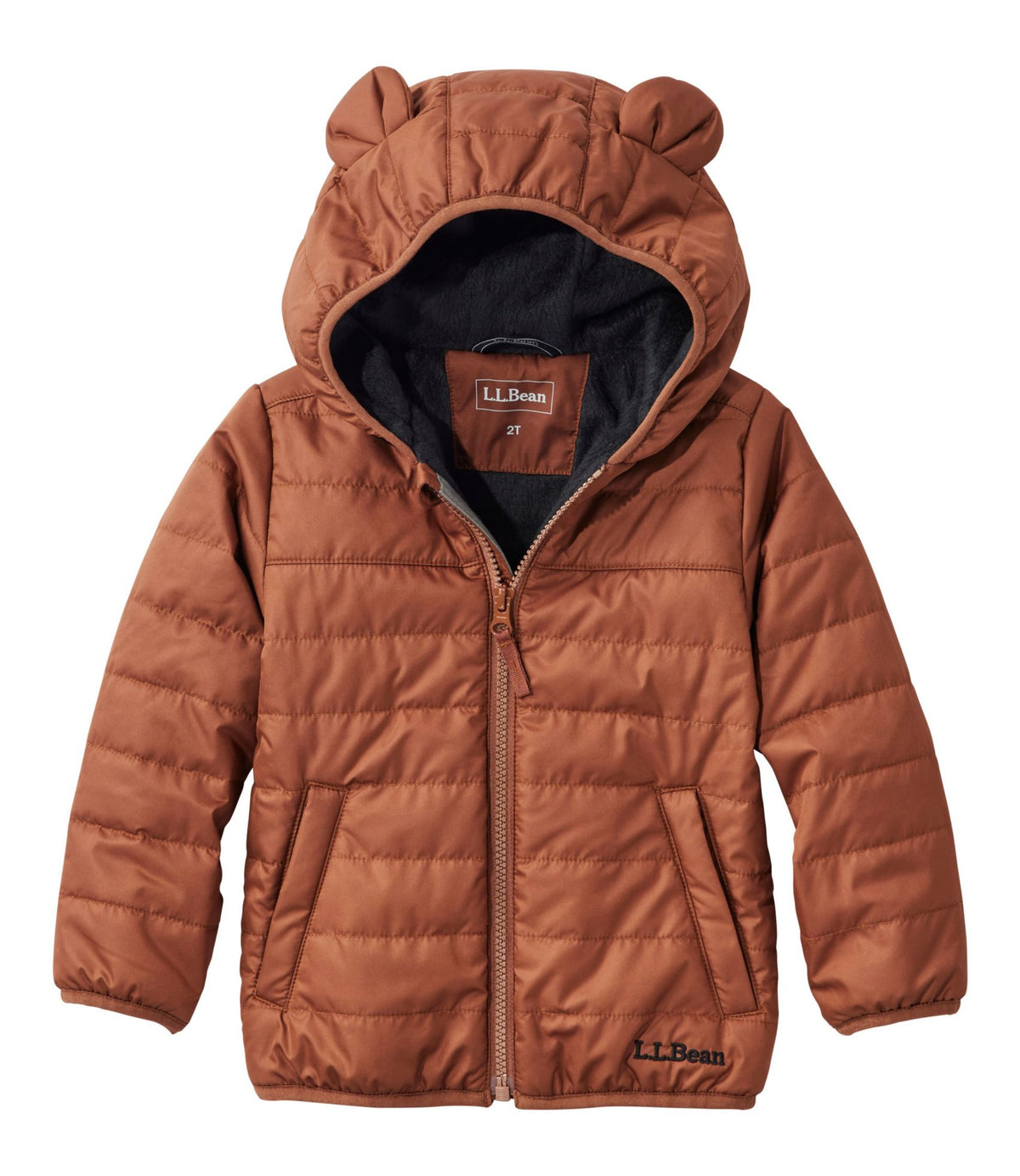 L.L.Bean Infants' and Toddlers' Fleece-Lined Insulated Jacket Dark Barley
