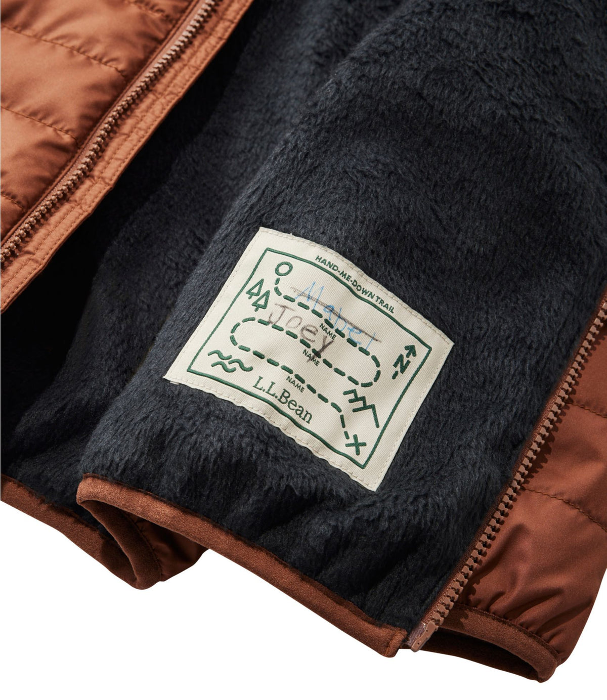 L.L.Bean Infants' and Toddlers' Fleece-Lined Insulated Jacket Dark Barley