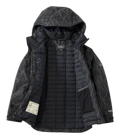 L.L.Bean Kids' Waterproof Wildcat Reflective Ski Jacket Midnight Black Reflective