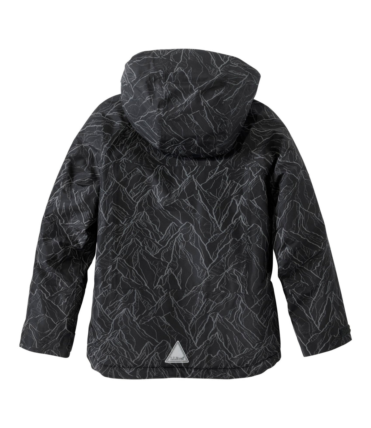 L.L.Bean Kids' Waterproof Wildcat Reflective Ski Jacket Midnight Black Reflective
