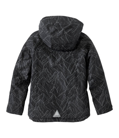 L.L.Bean Kids' Waterproof Wildcat Reflective Ski Jacket Midnight Black Reflective