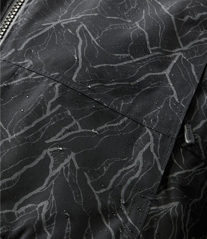 L.L.Bean Kids' Waterproof Wildcat Reflective Ski Jacket Midnight Black Reflective