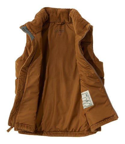 L.L.Bean Kids' Bean's Down Corduroy Vest Alpine Aster