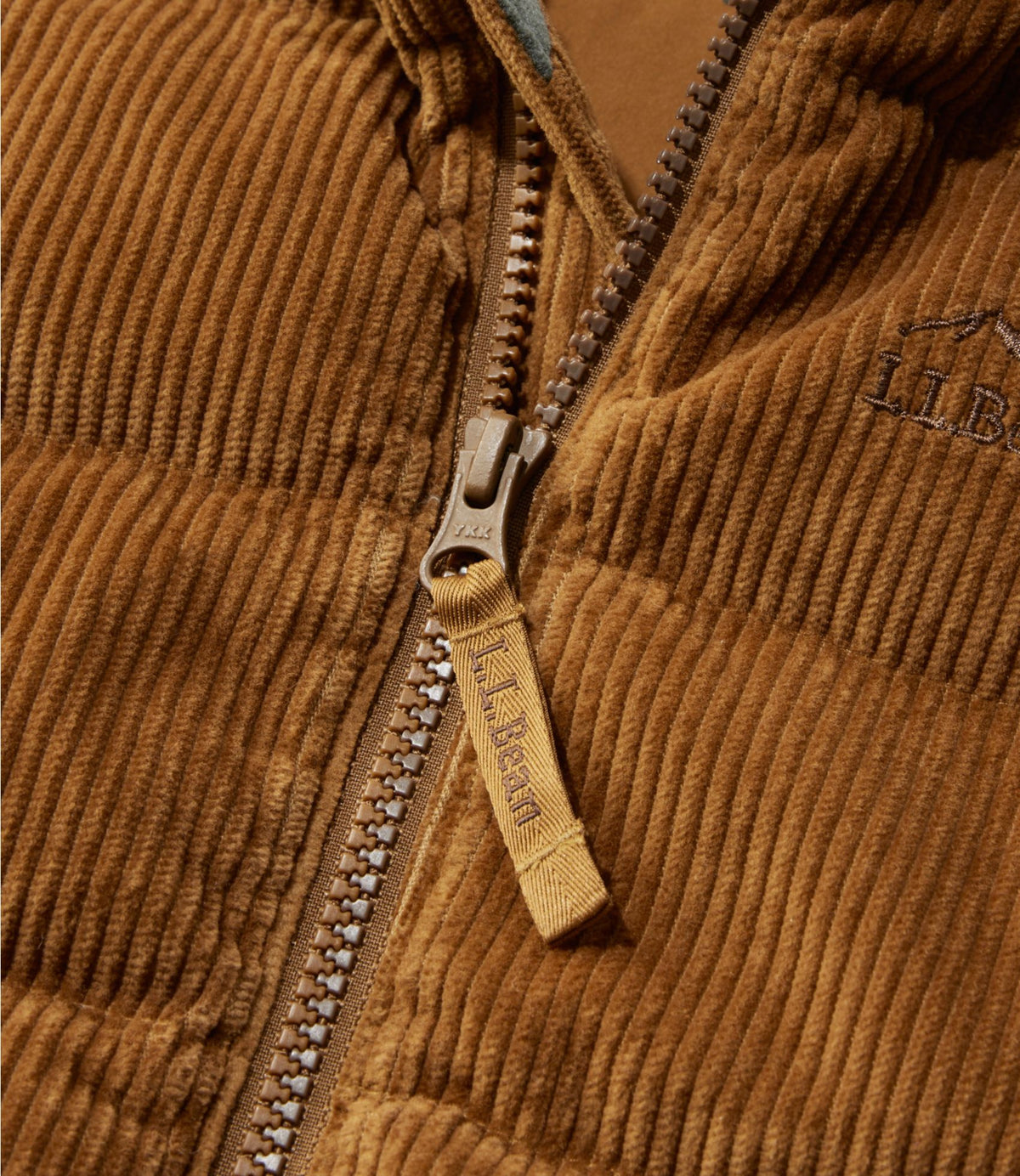 L.L.Bean Kids' Bean's Down Corduroy Vest Alpine Aster
