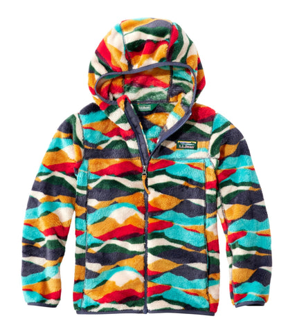 L.L.Bean Kids' L.L.Bean Hi-Pile Fleece, Print Abstract Mountain