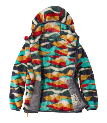 L.L.Bean Kids' L.L.Bean Hi-Pile Fleece, Print Abstract Mountain