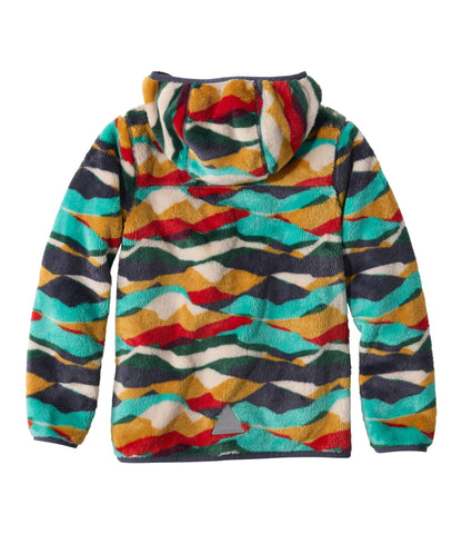 L.L.Bean Kids' L.L.Bean Hi-Pile Fleece, Print Abstract Mountain