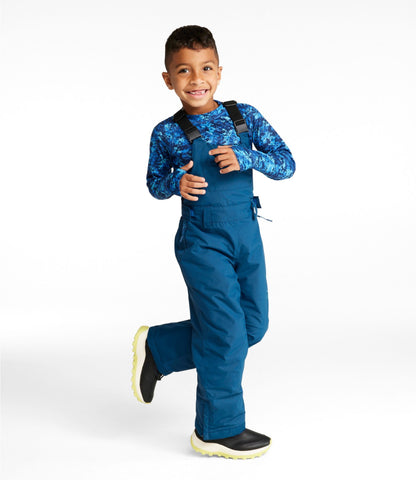L.L.Bean Kids' Waterproof Wildcat Insulated Ski Bibs Dark Marine Blue