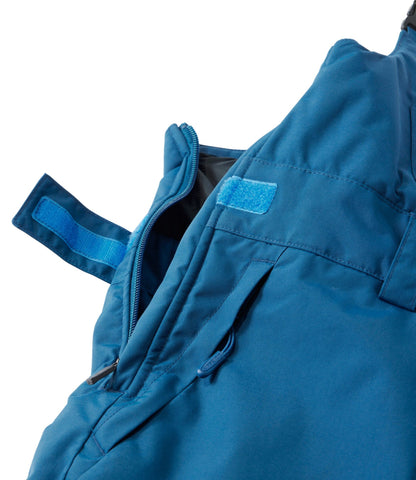 L.L.Bean Kids' Waterproof Wildcat Insulated Ski Bibs Dark Marine Blue