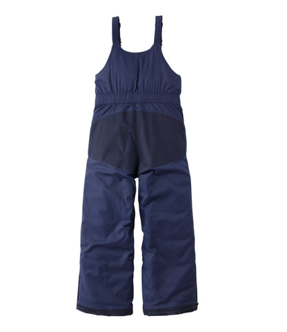L.L.Bean Kids' Cold Buster Snow Bibs Blue Tide