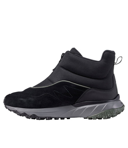 L.L.Bean Women's Snow Sneaker Sport Waterproof Boots, Front Zip Black