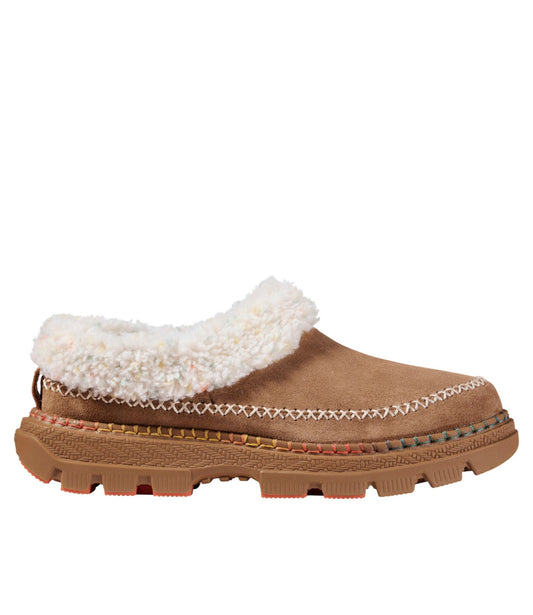 L.L.Bean Women's Wicked Cozy Slipper Scuffs Brown