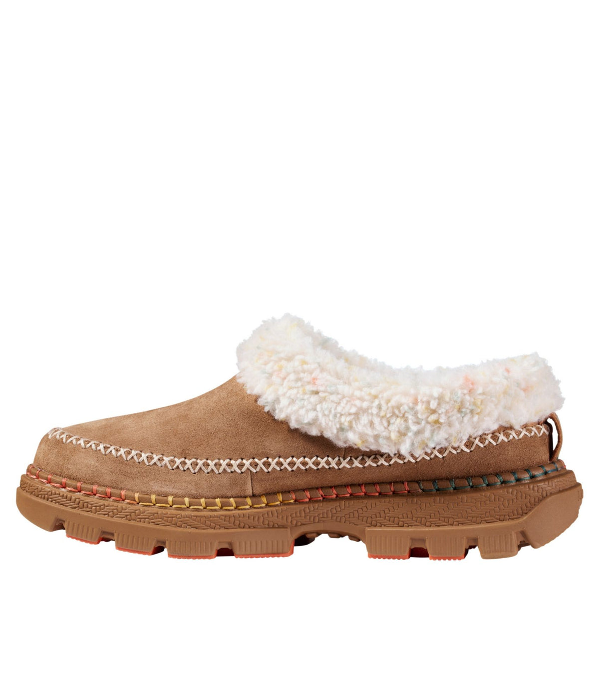 L.L.Bean Women's Wicked Cozy Slipper Scuffs Brown