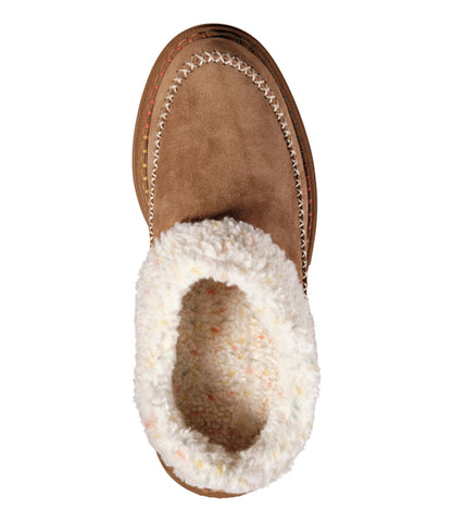 L.L.Bean Women's Wicked Cozy Slipper Scuffs Brown