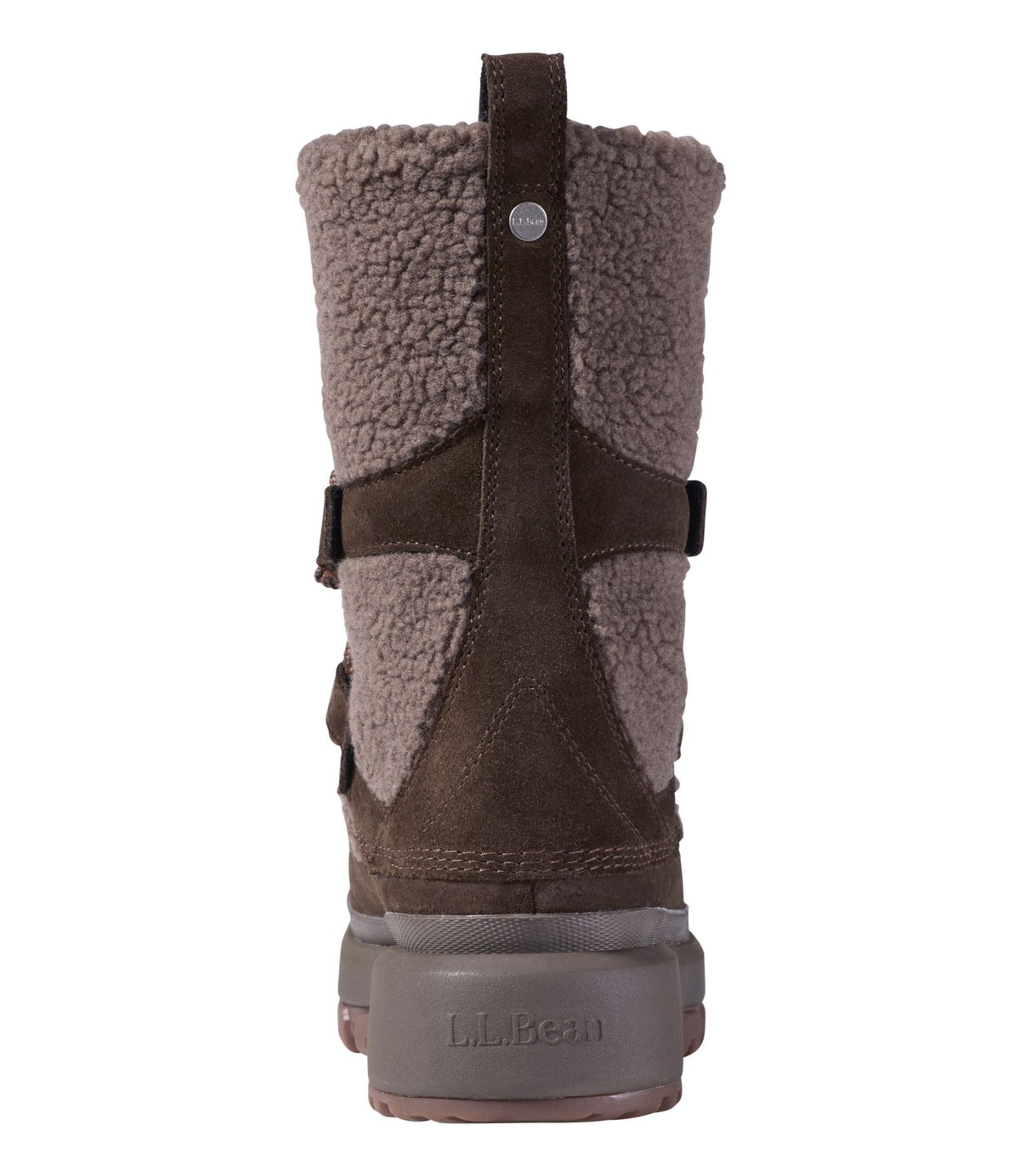 L.L.Bean Women's 5-Bar Pull-On Boots, Sherpa Cocoa