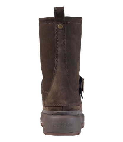 L.L.Bean Women's 5-Bar Pull-On Boots, Suede Otter Brown