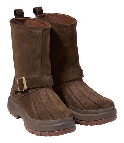 L.L.Bean Women's 5-Bar Pull-On Boots, Suede Otter Brown