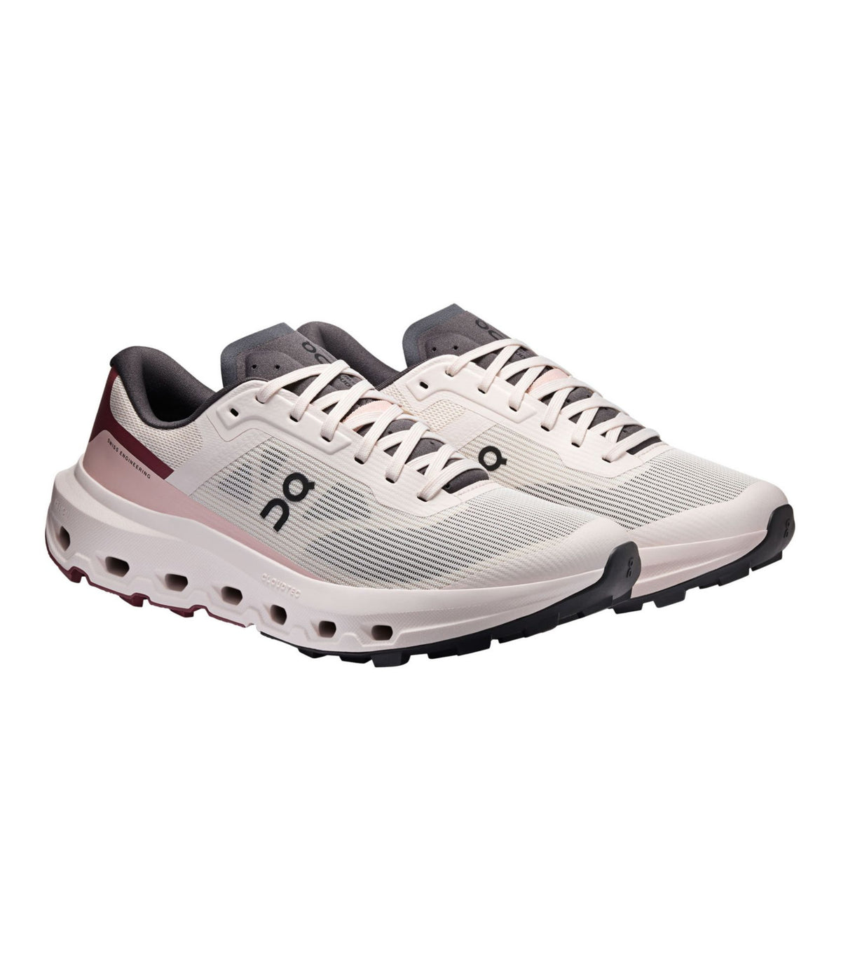L.L.Bean Women's On Cloudvista 3 Trail Running Shoes Oyster/Barberry