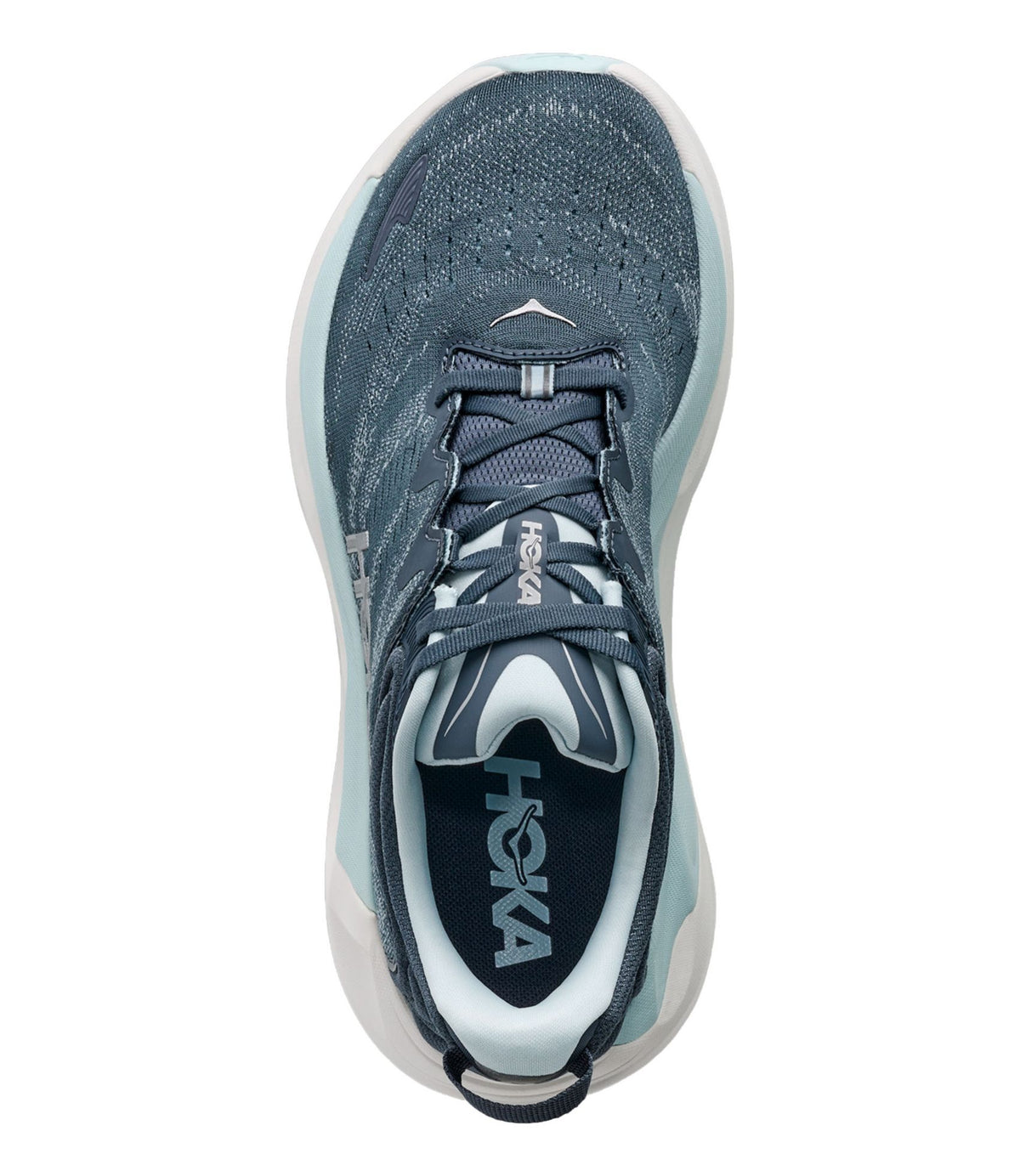 L.L.Bean Women's HOKA Gaviota 6 Running Shoes Faded Navy/Glimmering Blue