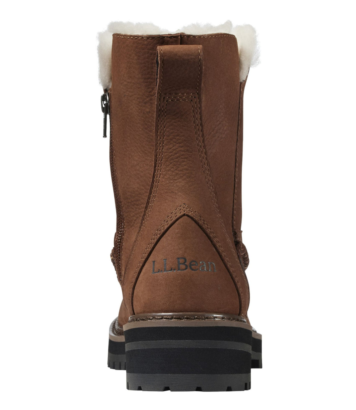 L.L.Bean Women's Camden Hill Moto Boots Dark Barley