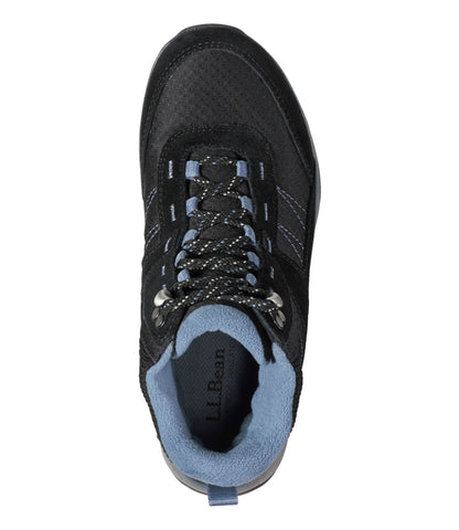 L.L.Bean Women's Snow Sneaker 5 Boots, Lace-Up Black/Slate