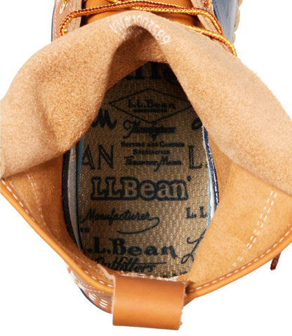 L.L.Bean Women's Bean Boots, 8" Tan/Bright Navy/Gum