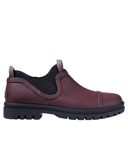 L.L.Bean Women's Rugged Wellie® Shoes, Slip-On Burgundy Brown