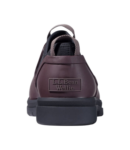 L.L.Bean Women's Rugged Wellie® Shoes, Slip-On Burgundy Brown