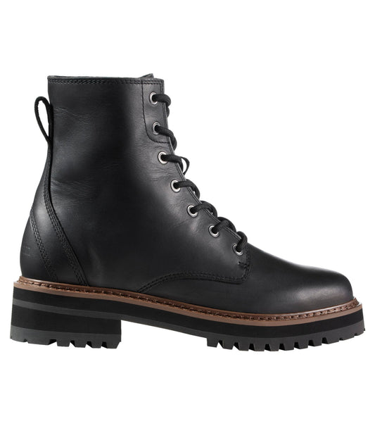 L.L.Bean Women's Camden Hills Boots, Lace-Up Black