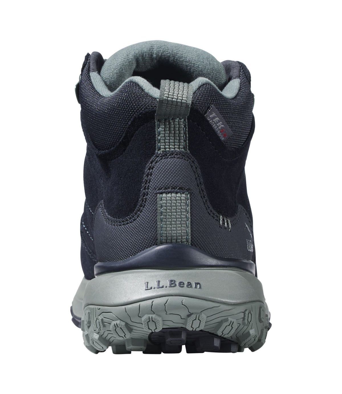 L.L.Bean Women's Snow Sneaker Sport Waterproof Boots, Lace-Up Black/Thyme
