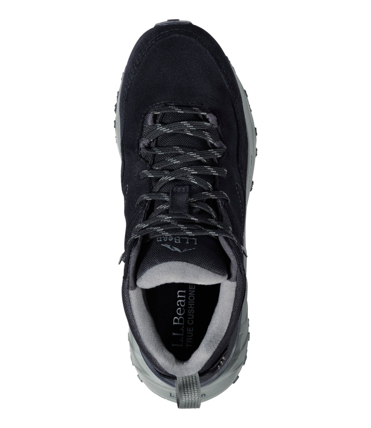 L.L.Bean Women's Snow Sneaker Sport Waterproof Boots, Lace-Up Black/Thyme
