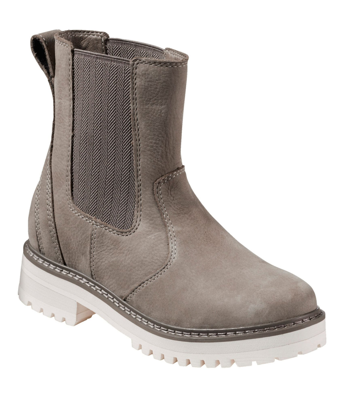 L.L.Bean Women's Camden Hills Chelsea Boots Soft Sable/Paperwhite
