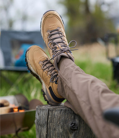 L.L.Bean Women's Trail Model X Waterproof Hiking Boots, Leather Barley
