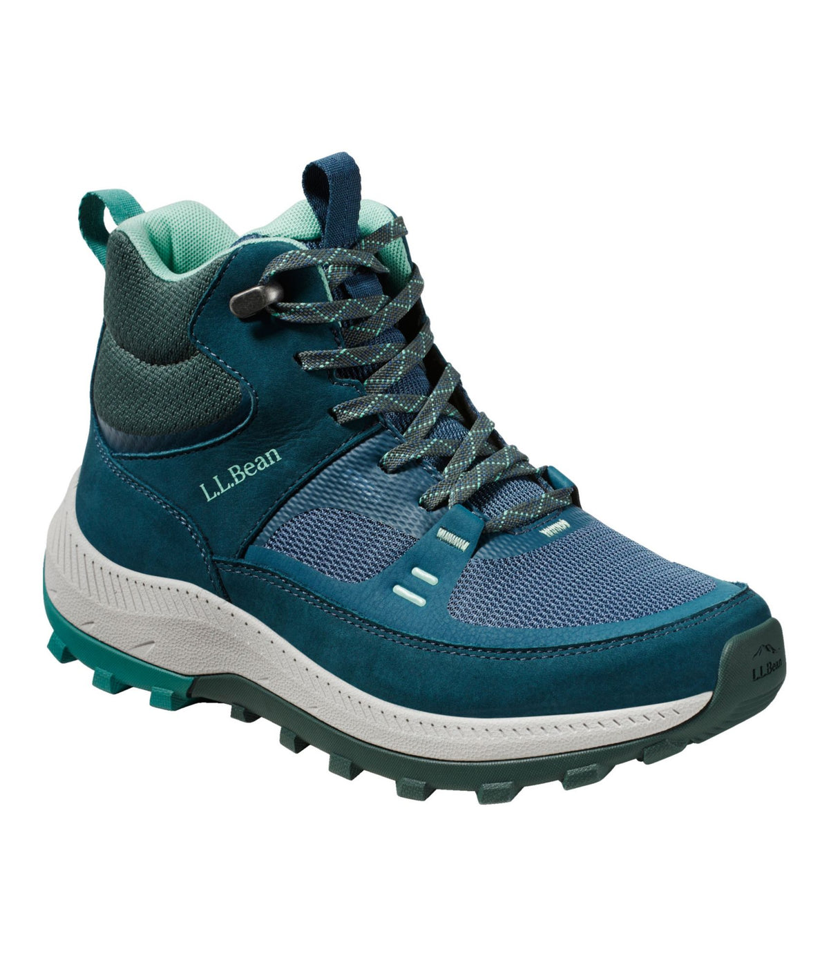 L.L.Bean Women's Access Hiking Boots, Waterproof Deepwater Blue