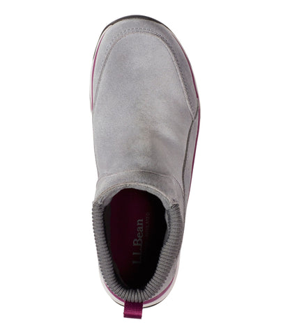 L.L.Bean Women's Snow Sneaker 5 Boots, Pull-On Frost Gray/Bramble Berry