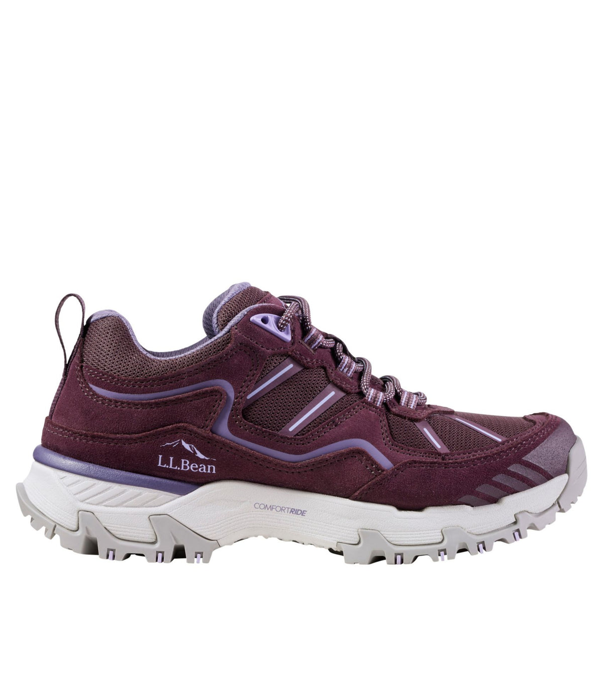 L.L.Bean Women's Trail Model X Ventilated Hiking Shoes Dark Mauve