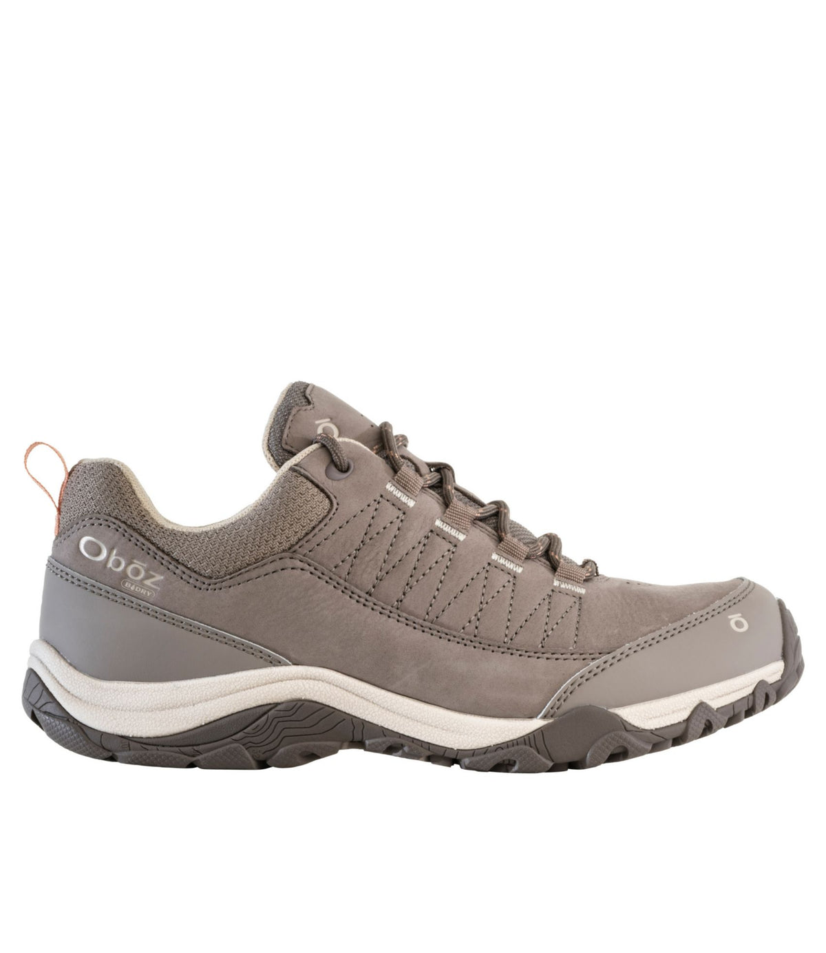 L.L.Bean Women's Oboz Ousel B-Dry Hiking Shoes Cinder Stone