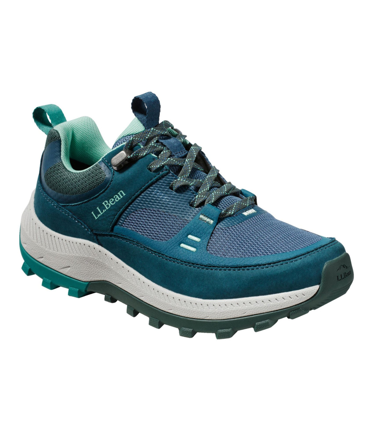 L.L.Bean Women's Access Hiking Shoes, Waterproof Deepwater Blue