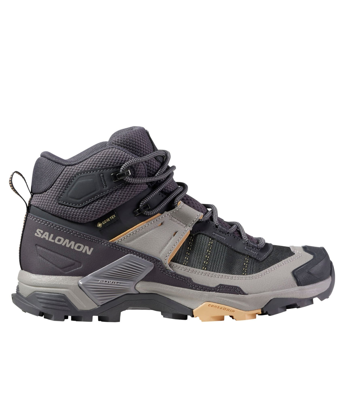 L.L.Bean Women's Salomon X Ultra 5 GORE-TEX Hiking Boots Nine Iron/Gull/Soft Clay
