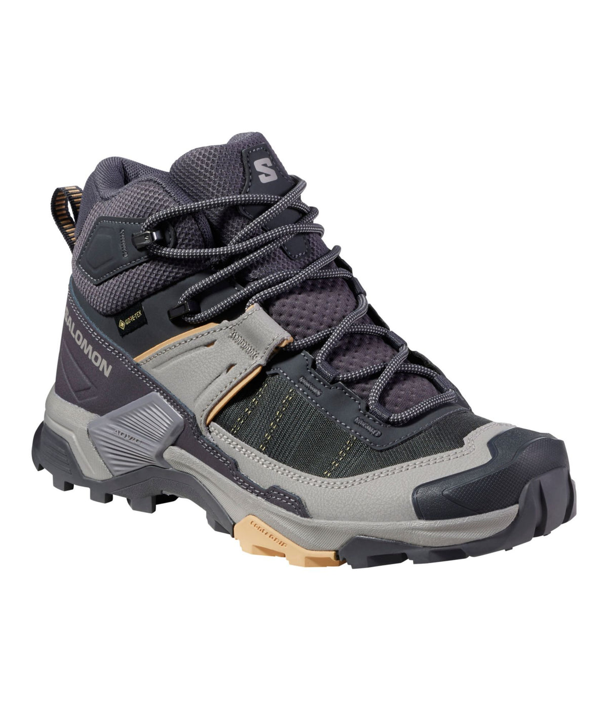 L.L.Bean Women's Salomon X Ultra 5 GORE-TEX Hiking Boots Nine Iron/Gull/Soft Clay