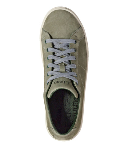 L.L.Bean Women's Eco Bay Oxfords, Nubuck Leather Classic Sage