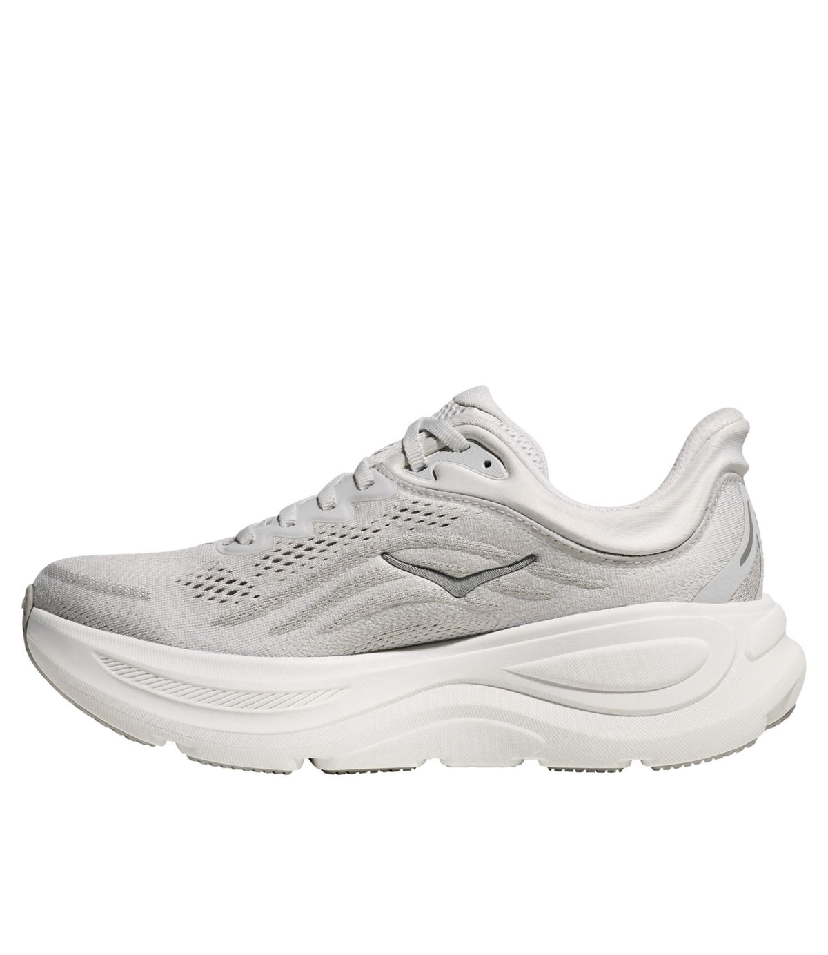 L.L.Bean Women's HOKA Bondi 9 Running Shoes Stardust/Silver
