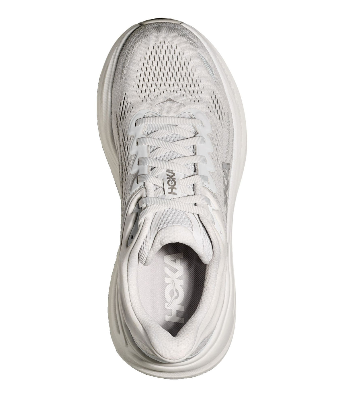 L.L.Bean Women's HOKA Bondi 9 Running Shoes Stardust/Silver