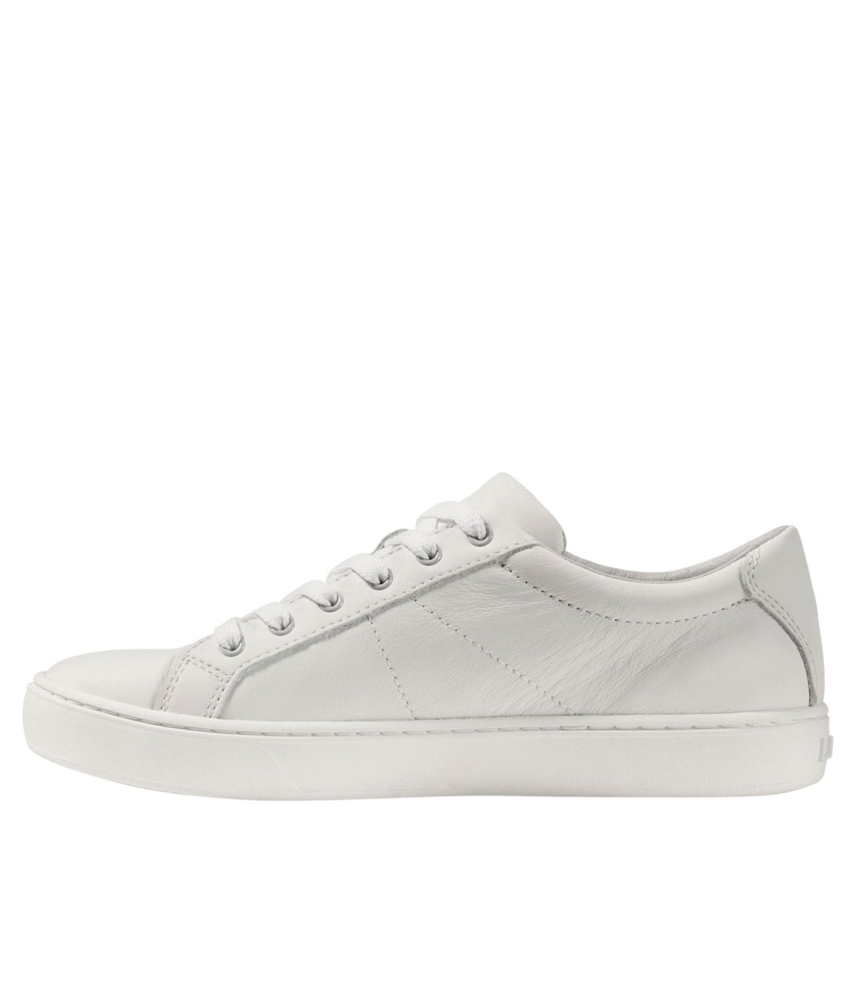 L.L.Bean Women's Eco Bay Oxfords, Full-Grain Leather White