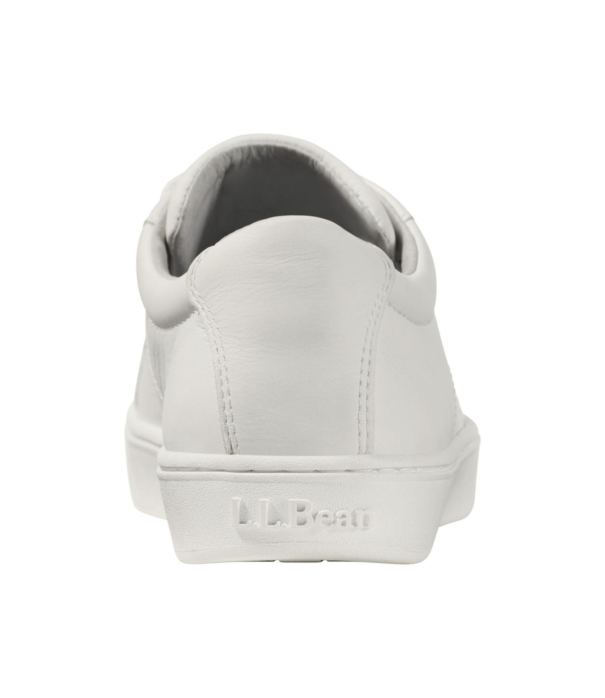 L.L.Bean Women's Eco Bay Oxfords, Full-Grain Leather White