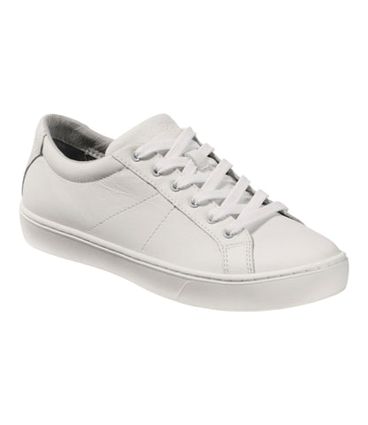 L.L.Bean Women's Eco Bay Oxfords, Full-Grain Leather White