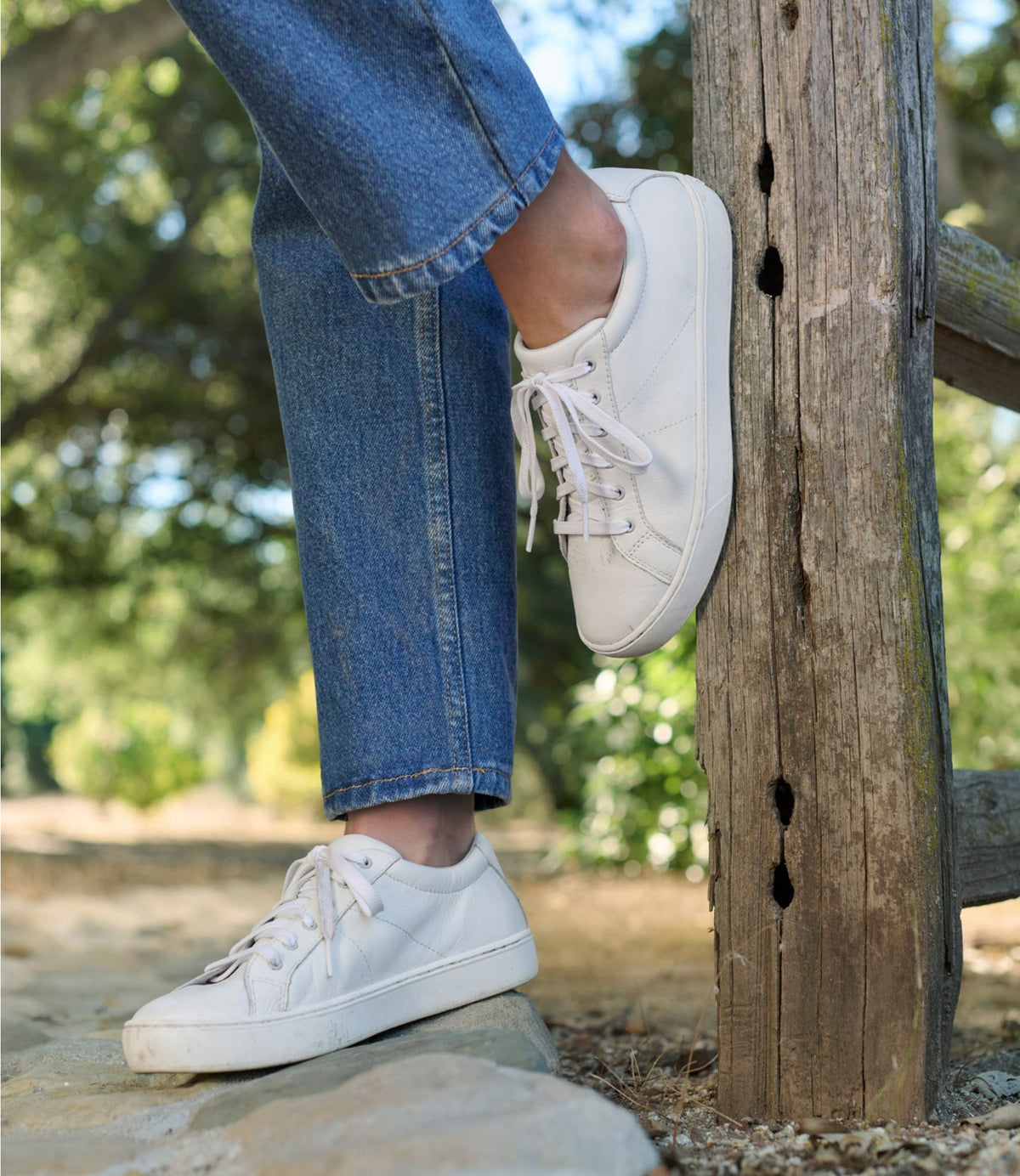 L.L.Bean Women's Eco Bay Oxfords, Full-Grain Leather White