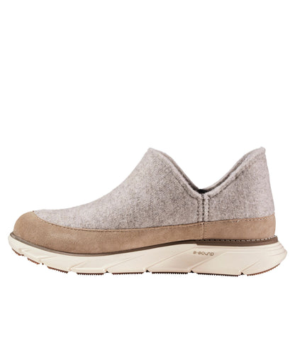 L.L.Bean Women's Downeast Slip-Ons, Wool Natural