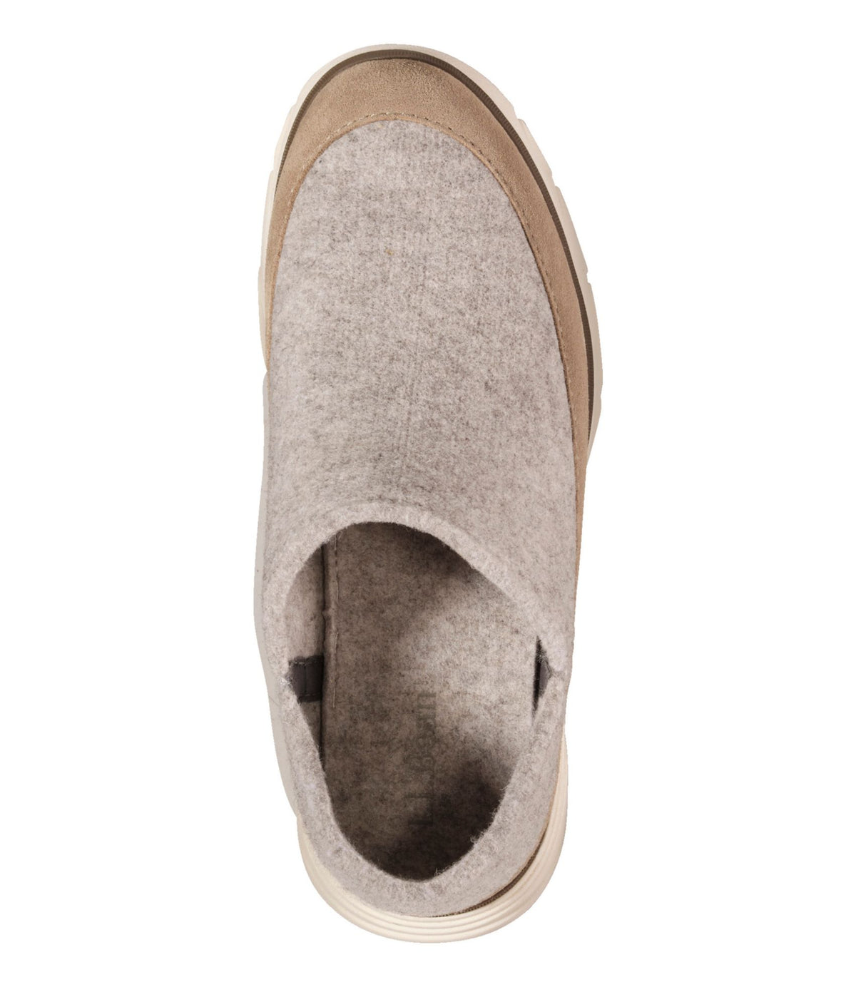 L.L.Bean Women's Downeast Slip-Ons, Wool Natural
