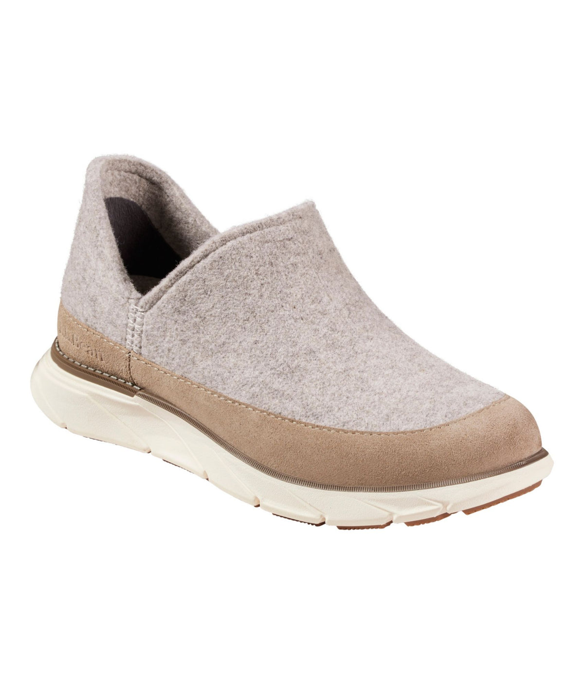 L.L.Bean Women's Downeast Slip-Ons, Wool Natural